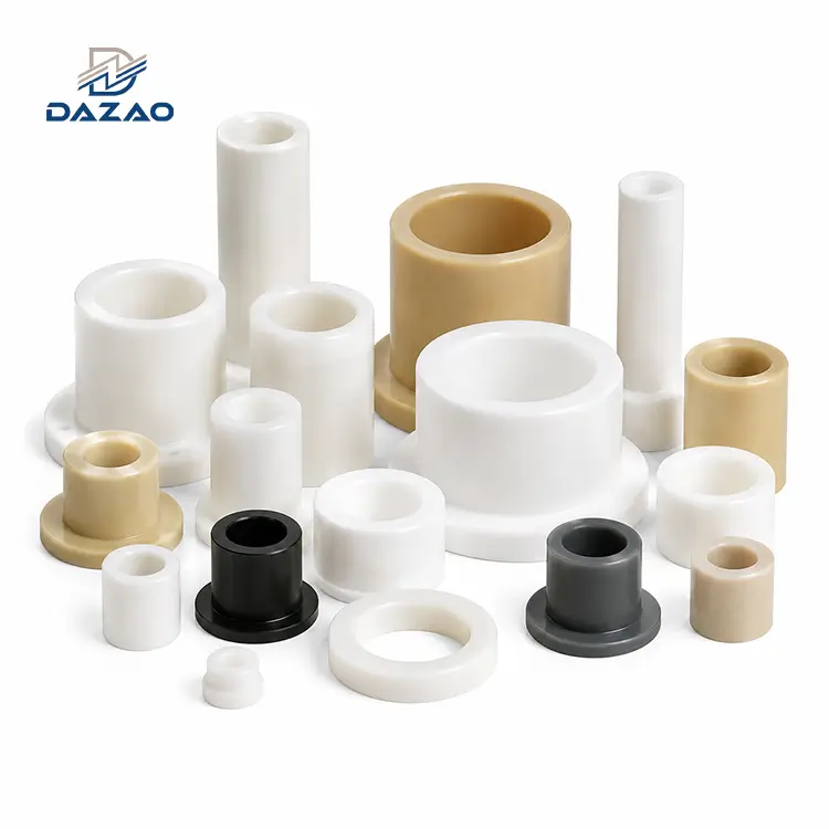 Precisie CNC-gefreesde kunststof bussen PEEK PTFE POM-mouwen
